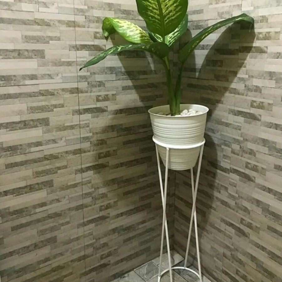 STANDING PLANTER SILANG / standing POT SILANG BESAR