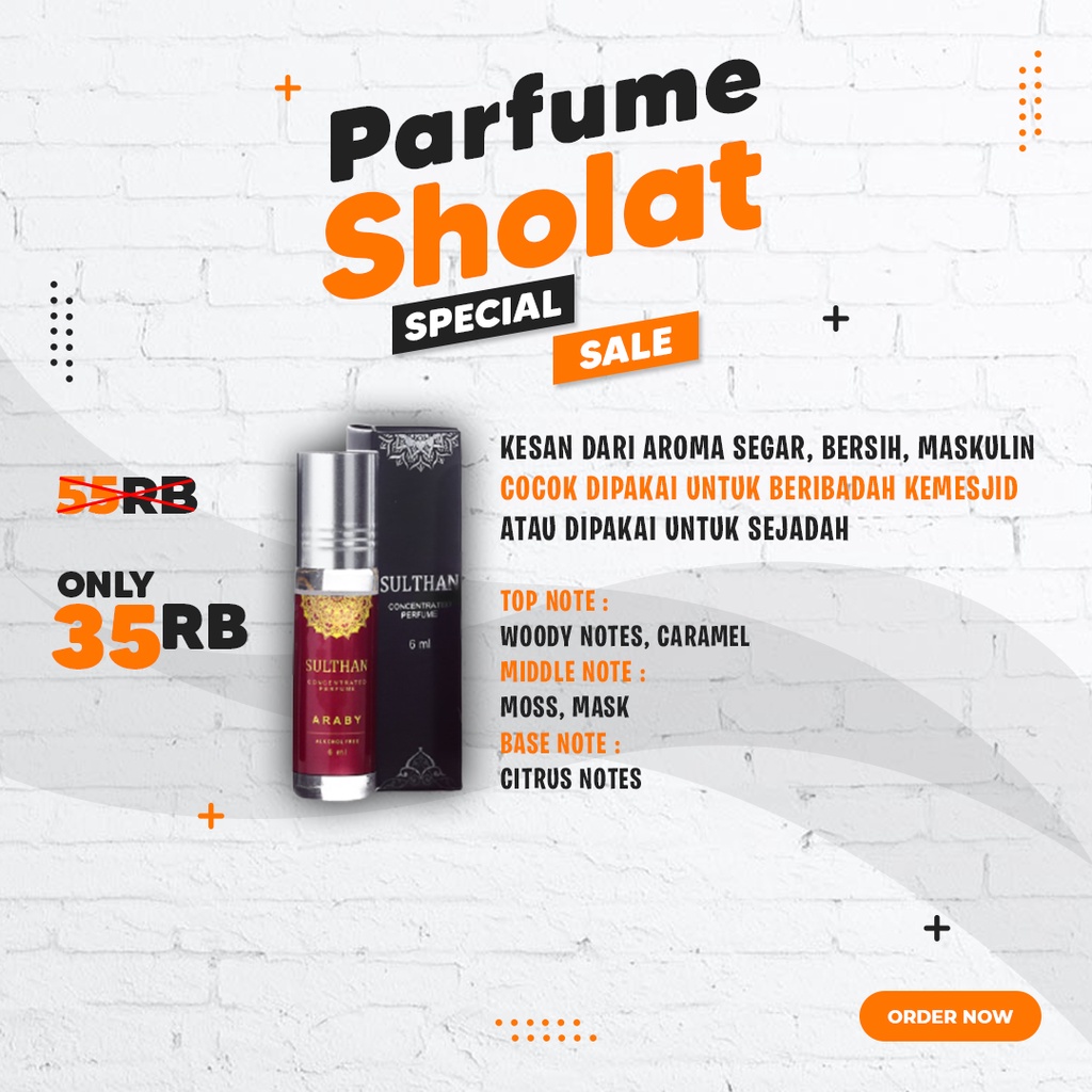 Parfum Arab Original Farfum non alkohol Minyak Wangi Arab Minyak Wangi Untuk Sholat Parfum Solat