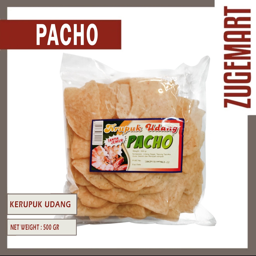 

KERUPUK / KRUPUK UDANG PACHO 500 GRAM