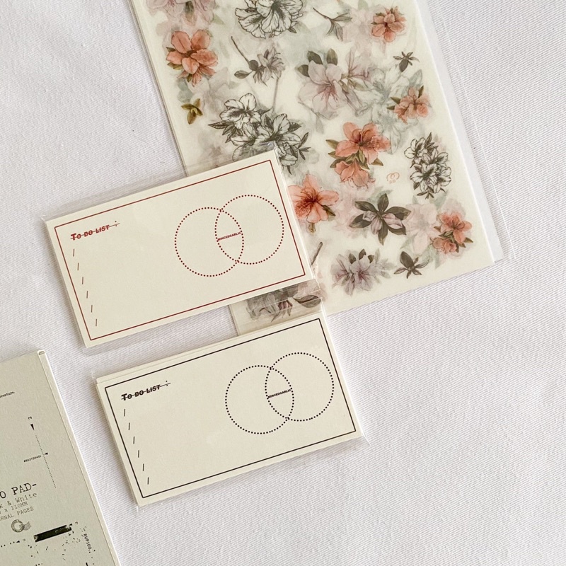 

Minced Garlic - To Do List Paper Pack / Journal scrapbook planner bujo