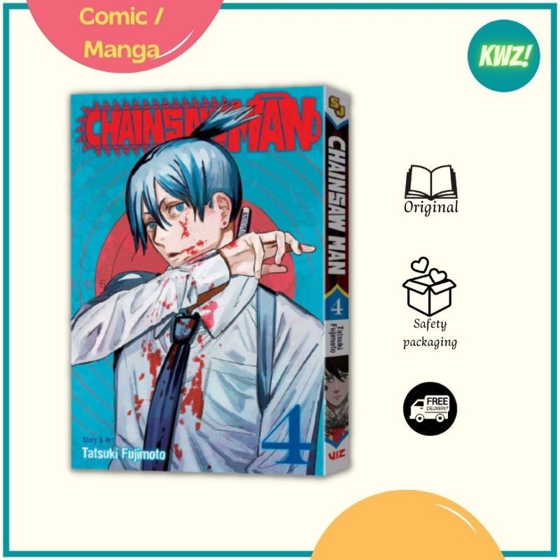 Jual Manga Chainsaw Man, Vol.4 Tatsuki Fujimoto Shopee Indonesia