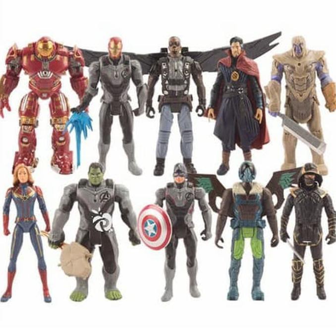 avengers endgame figurine set