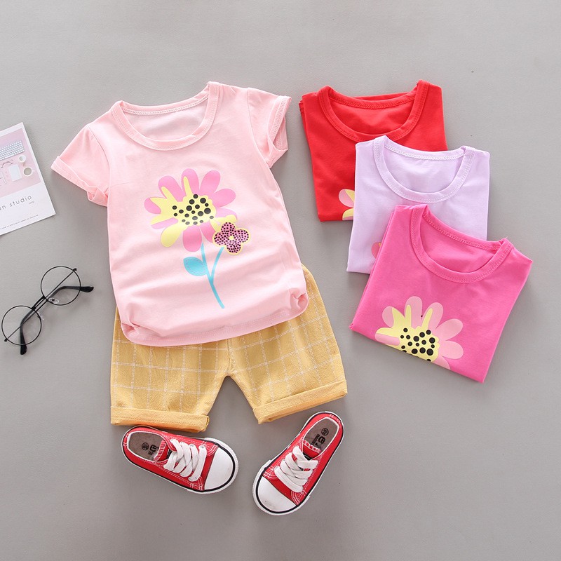 Baju anak perempuan stelan bayi karakter 0-4 tahun | setelan bayi | baju bayi perempuan STLNG01