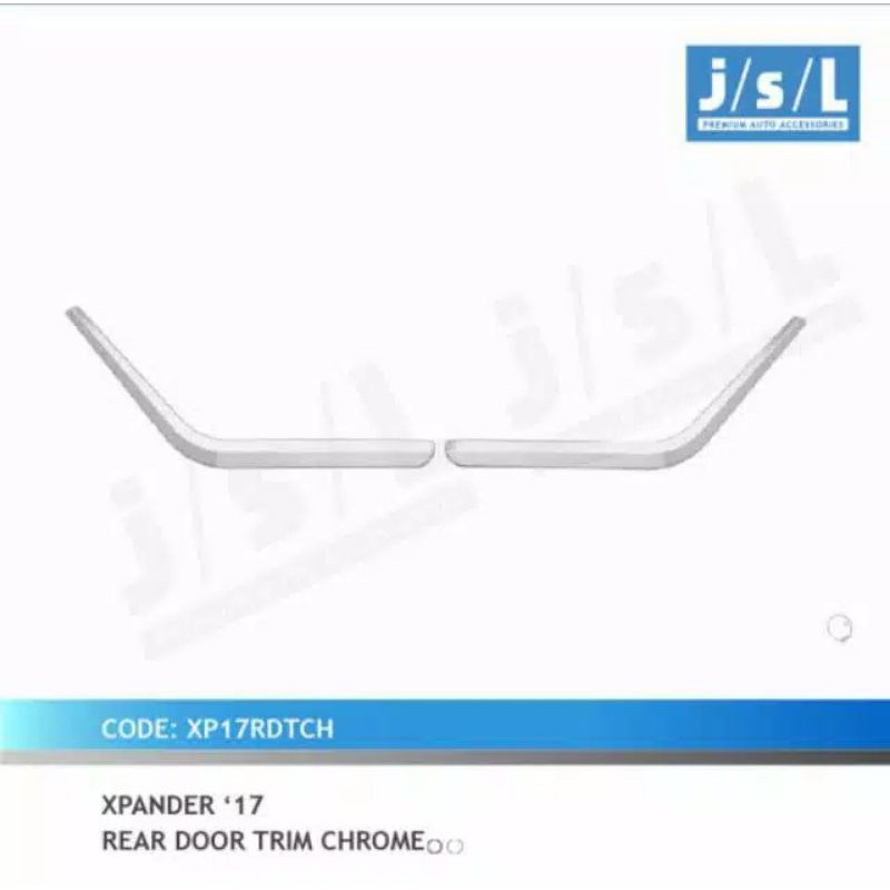 Rear door trim chrome list pintu belakang Xpander jsl