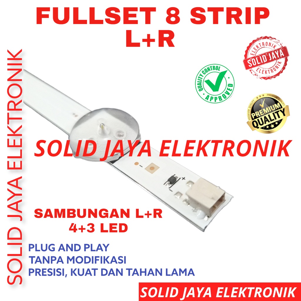 BACKLIGHT TV LED SAMSUNG 43 INC UA 43M5100 43J5000 43M5000 43J5020 43J5200 LAMPU BL 7K 3V 43M 43J UA43M5100 UA43J5000 UA43M5000 UA43J5020 UA43J5200 UA-43M5100 UA-43J5000 UA-43M5000 UA-43J5020 UA-43J5200 7LED 7 KANCING SAMSUNG