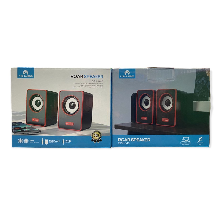 Mikuso SPK-049 Speaker Portable USB ROAR Audio Multimedia Laptop / PC