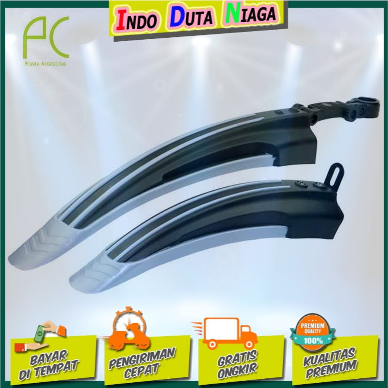 Mudguard Spakbor Sepeda Depan &amp; Belakang Dua Warna - BQ541