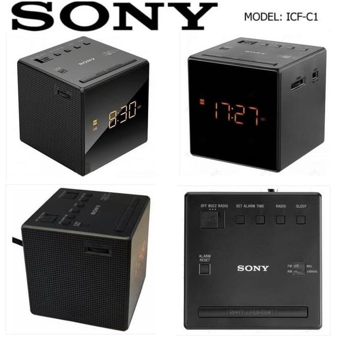 PROMO TERMURAH Sony Radio ICF-C1 FM/AM Digital Clock AR310