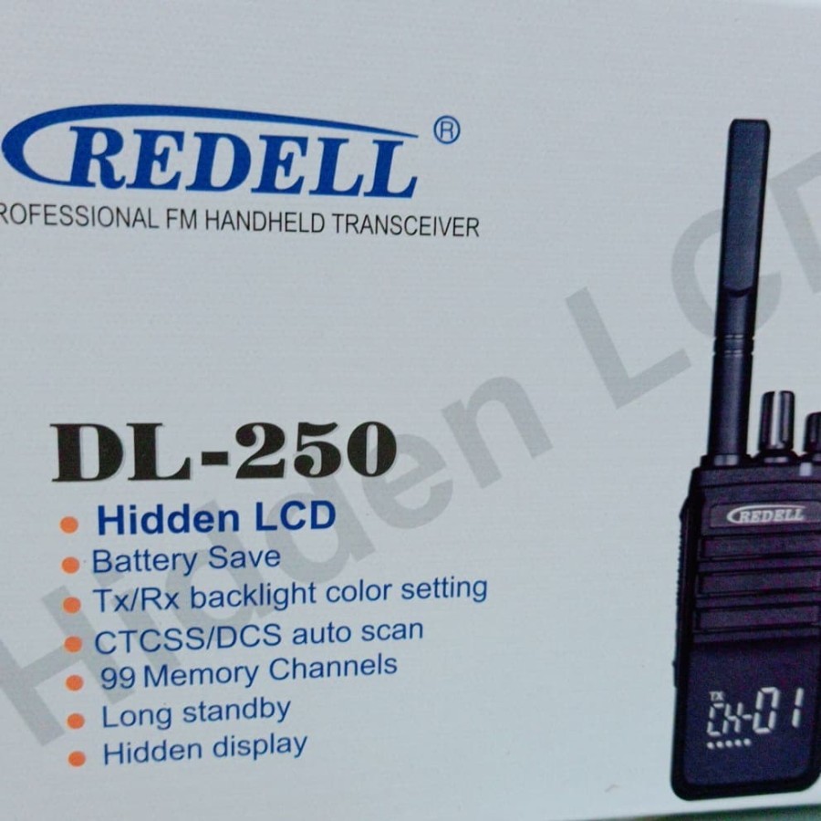 HT HANDY TALKIE REDELL DL-250 VHF