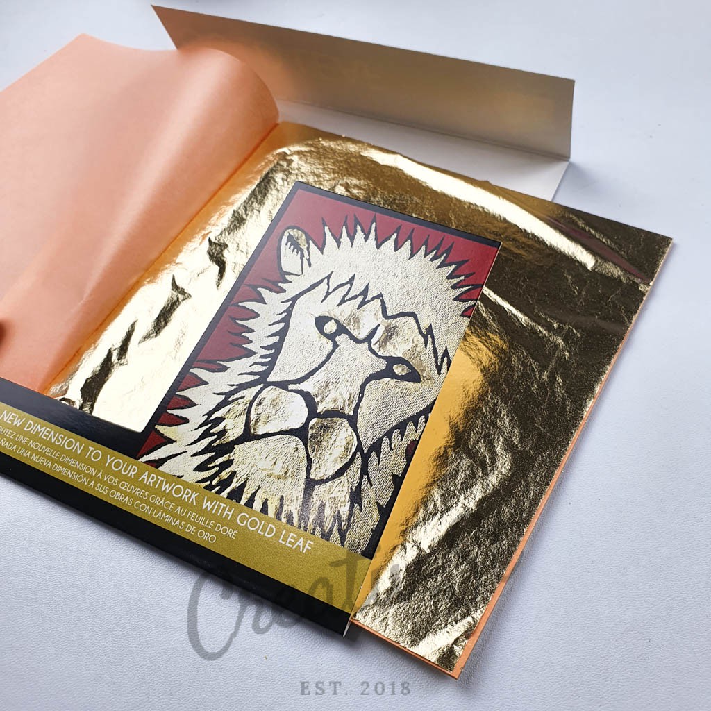 MONT MARTE Imitation Gold Leaf / Kertas Foil Emas Maxx0022
