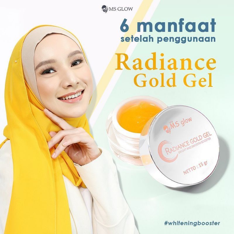 Radiance Gold MS Glow 100% original skincare wajah wanita mencerahkan termurah (bisa cod)