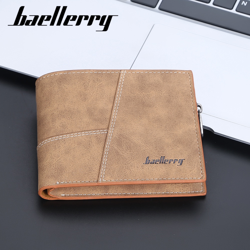 BAELLERRY D9176 Dompet Pria Bahan Kulit PU Leather Premium WATCHKITE WKOS