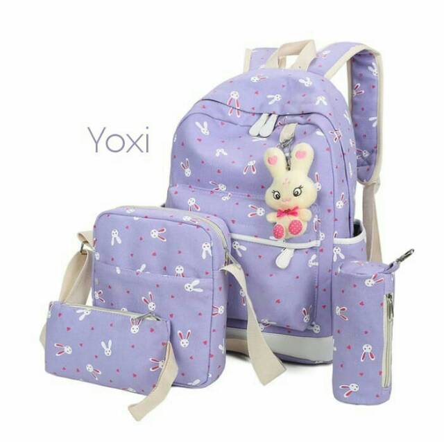 TAS RANSEL ANAK COWOK-CEWEK TAS RANSEL SEKOLAH KARAKTER KARTUN MURAH IMPORT / COD / T76