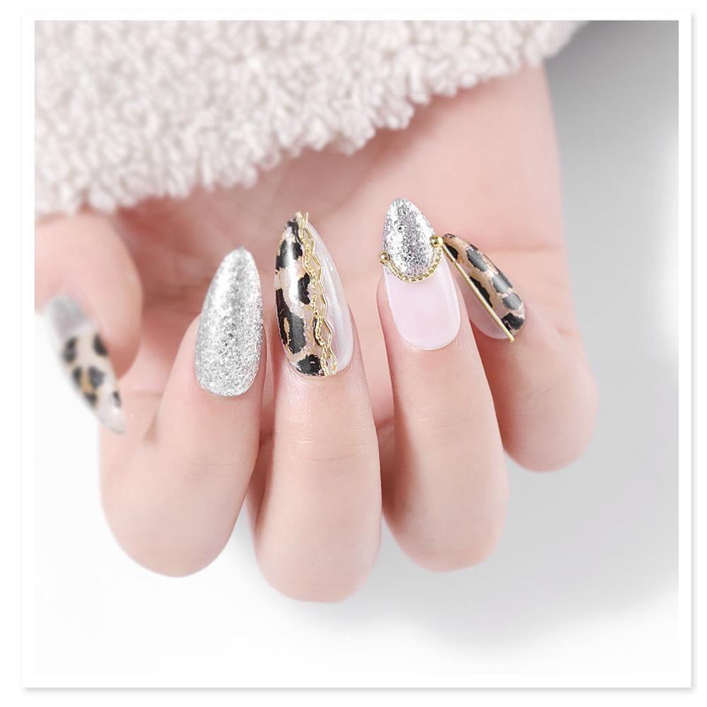 Wonder Alloy Dekorasi Manicure Tools Tips Logam Rivet Bentuk Campur Glitter Sequin