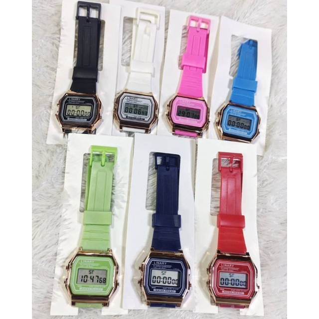 JAM TANGAN DIGITAL LINARY 7 WARNA