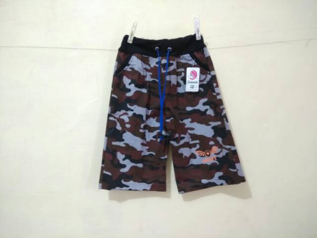 Celana Pendek Anak Army Size S, M, L, XL