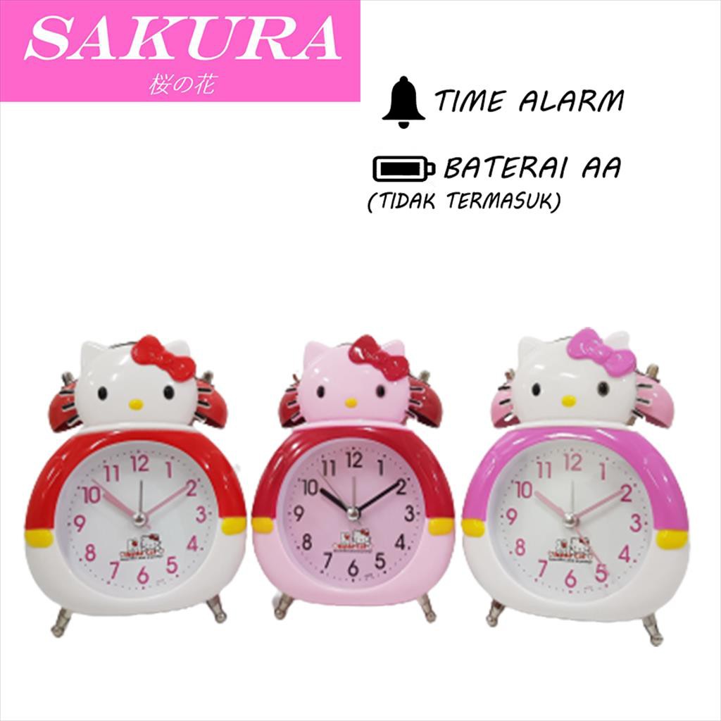 SAKURA Jam Weker/ Jam Beker Kring/ Jam alarm Kring Karakter 331