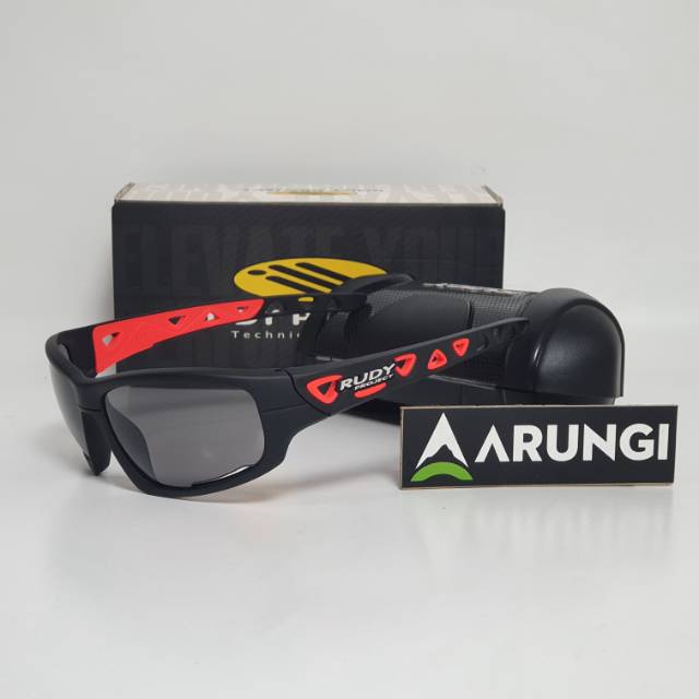 Kacamata Rudy Project Airgrip Black Matte Smoke