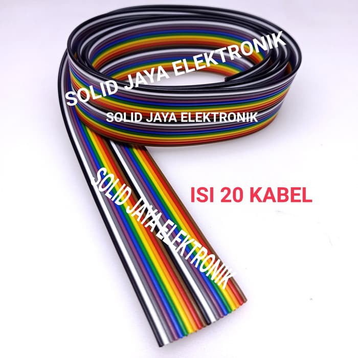 KABEL PELANGI ISI 20 KABEL PITA KABEL RAKIT ISI 20 KABEL FLEKSIBEL KABEL DERET ISI 20 TEMBAGA