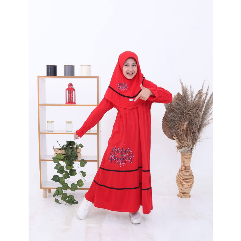 Gamis anak Set Gamis Alisha by Mini Dolphin