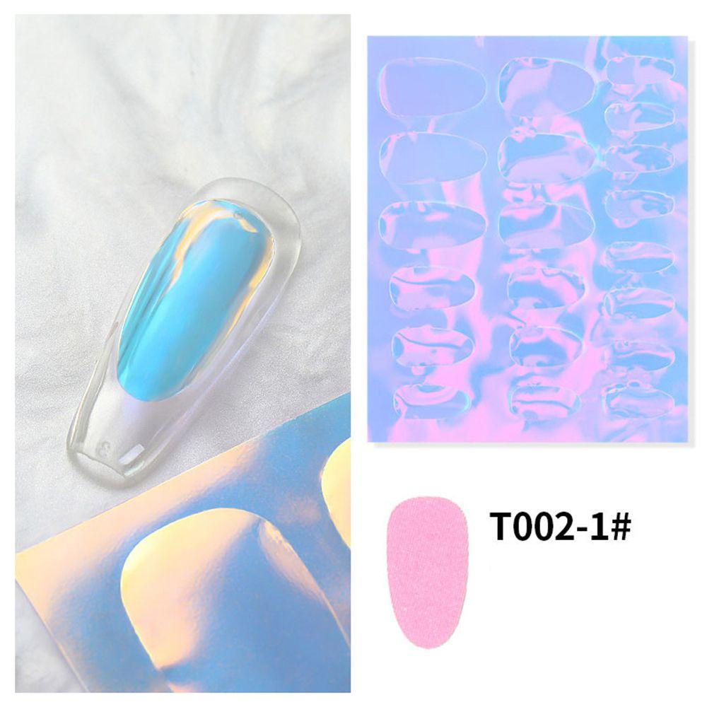 Mxbeauty Aurora Es Batu Kuku Foil Gadis Hologram Manicure Laser Candy Paper Cellophane Kertas