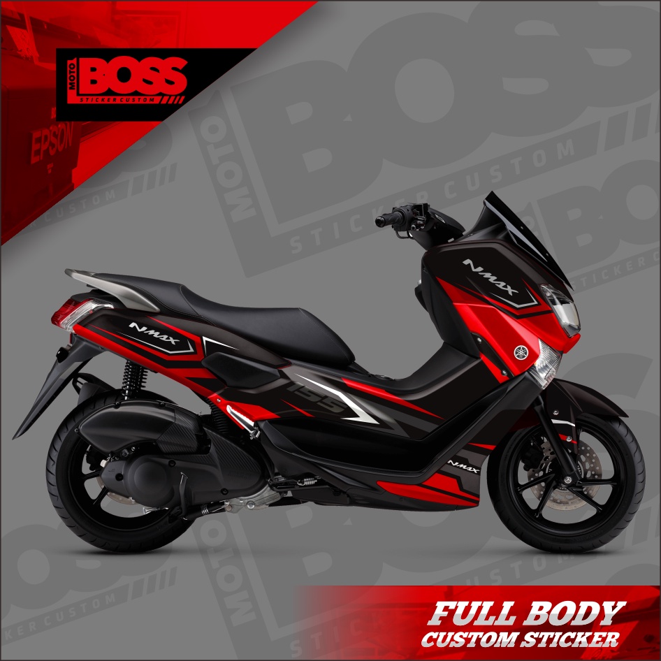 Decal Sticker Stiker Yamaha Nmax 2016 2017 2018 2019 Full Body Striping Full Body Nmax Motif Rracing