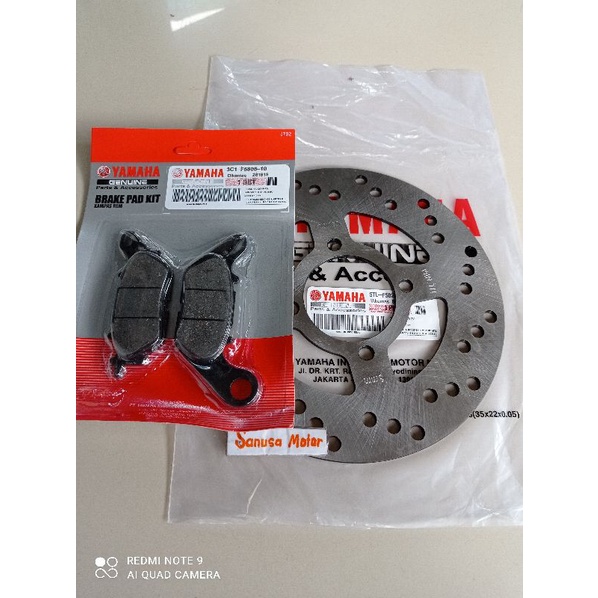 Piringan Cakram Depan+Kampas Rem Depan Yamaha Mio soul Karbu Mio Sporty Mio Smaile