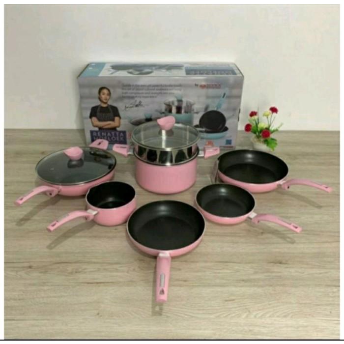 Panci Set Renatta Moeloek-Supra 9 Pcs