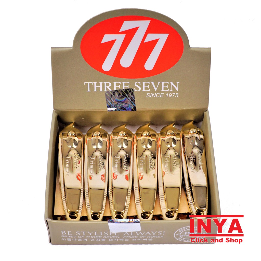 GUNTING KUKU MIRING 777 CT-118G ORIGINAL - MADE IN KOREA STAINLESS NAIL CLIPPER - BOX isi 12 pcs