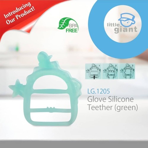 Little Giant LG 1205 Gloves Silicone Teether / Gigitan Bayi