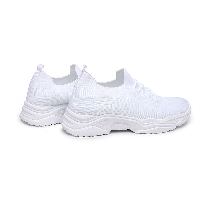 [GROSIR][COD] SEVEN_DAY SEPATU RAJUT WANITA SLIP ON SNEAKERS TANPA TALI SPORT SHOES FZ-F26 PUTIH