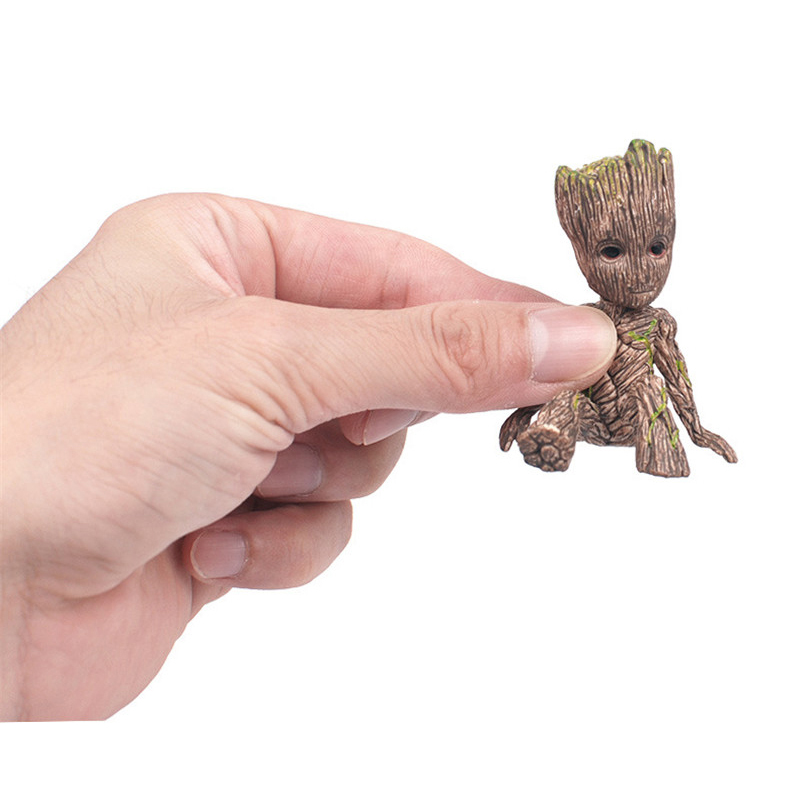 Mainan Action Figure Marvel Avengers Groot Guardians Of The Galaxy Bahan Pvc Untuk Hadiah Anak