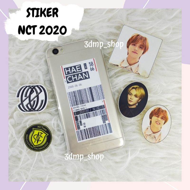 Stiker Barcode case hp aesthetic wayv yangyang kun shotaro sungchan winwin lucas ten hendery xiaojun