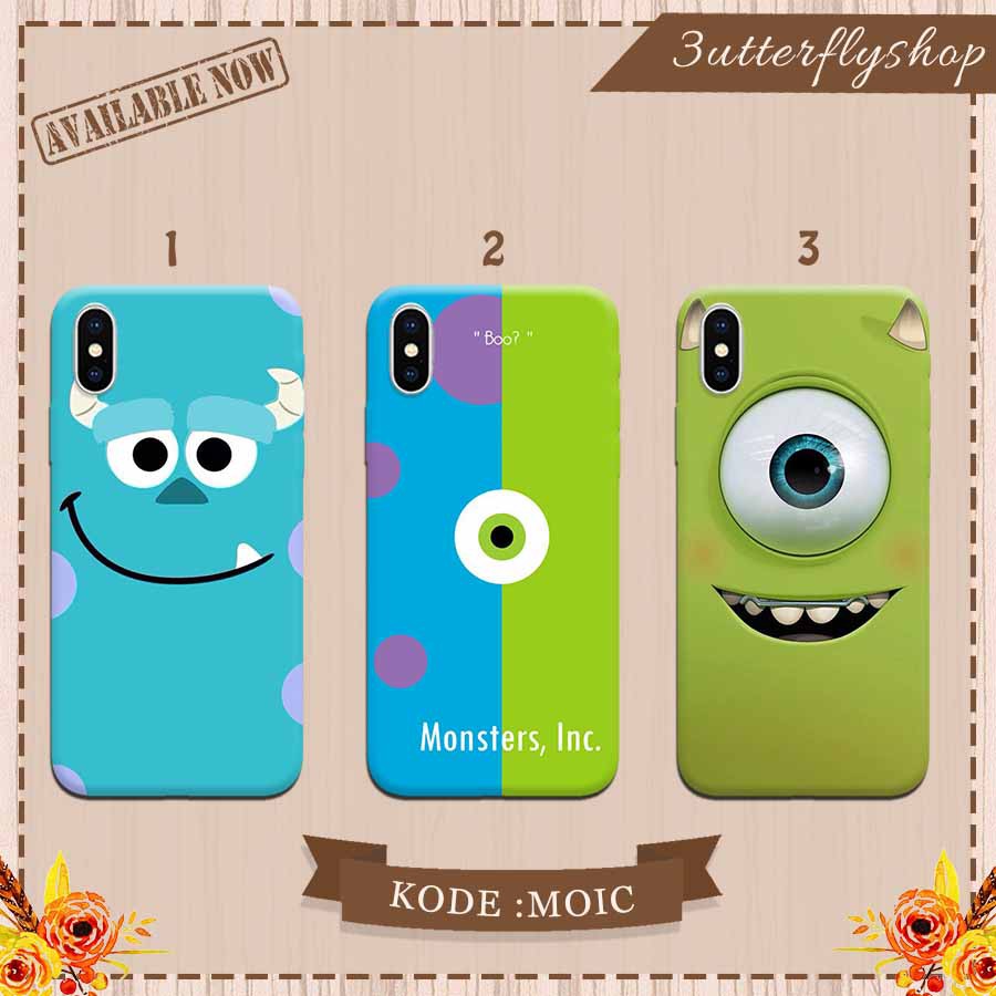 Monster Inc casing case Oppo Vivo Realme Redmi Xiaomi Samsung iphon