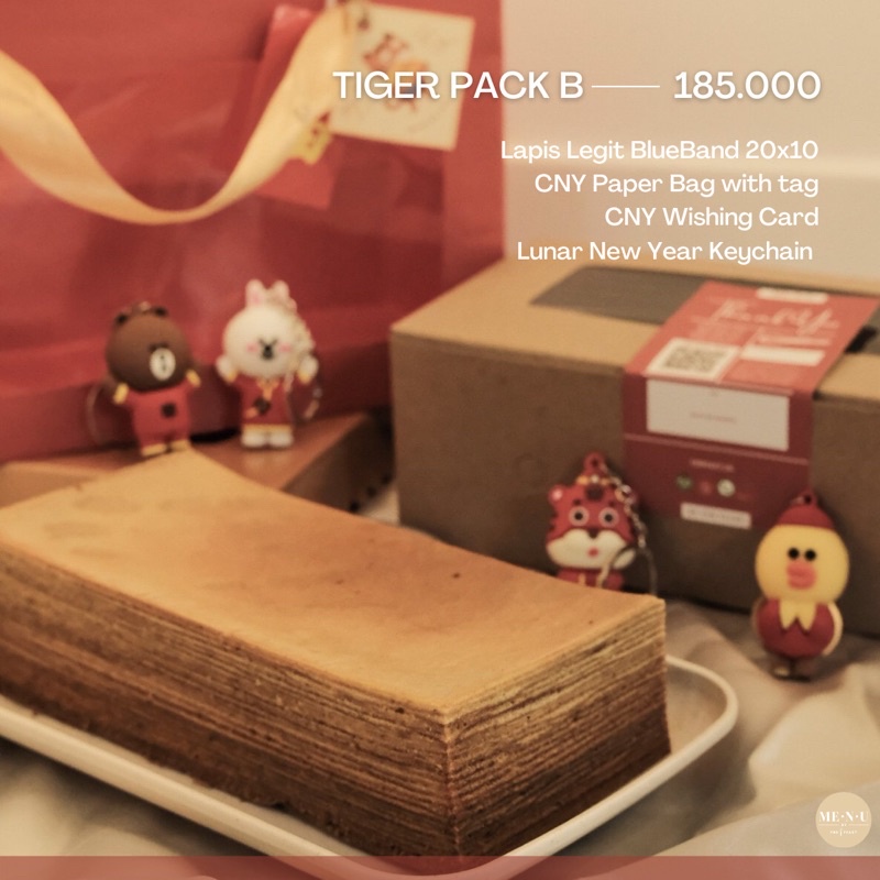 

TIGER PACK B Hampers Imlek Tahun Baru Chinese New Year Jakarta Ready Lemon Pound Cake Bolu Gulung Halal Tanpa Pengawet