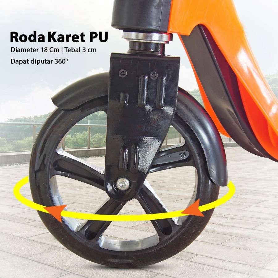 Skuter Scooter Anak Otoped Roda 2 KickBoard Remaja IORA ST03 PMB