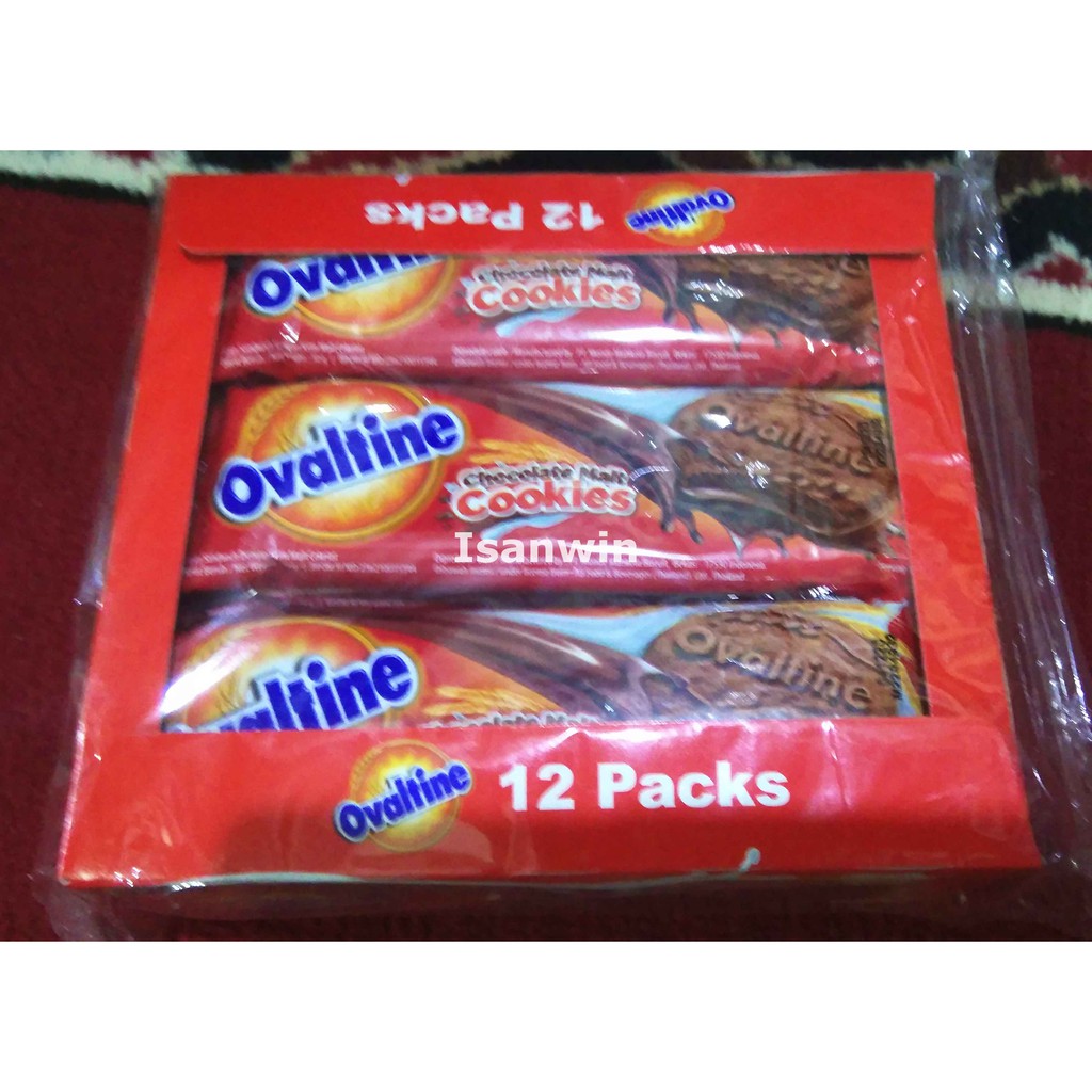 

Ovaltine Cookies CHOCOLATE MALT (30grx 12 Pcs)