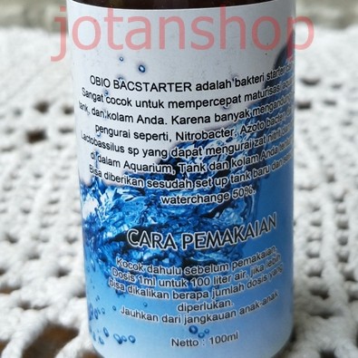 obiobacter cair obio bacter bakteri bacteri starter kolam aquascape aquarium