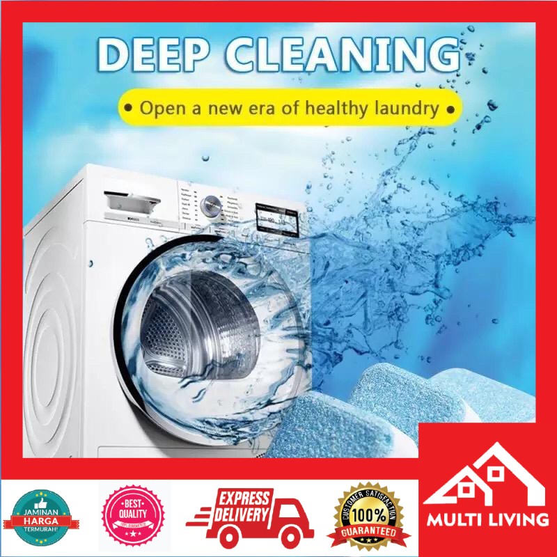 Tablet Pembersih Mesin Cuci Deep Cleaning Washing Machine