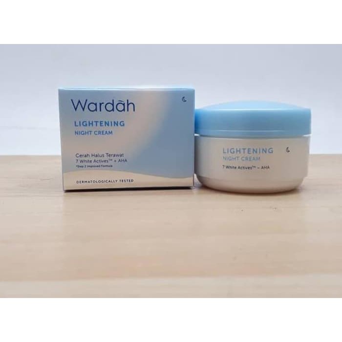 Jual Kemasan Baru Wardah Lightening Night Cream 30gr Original Indonesia Shopee Indonesia