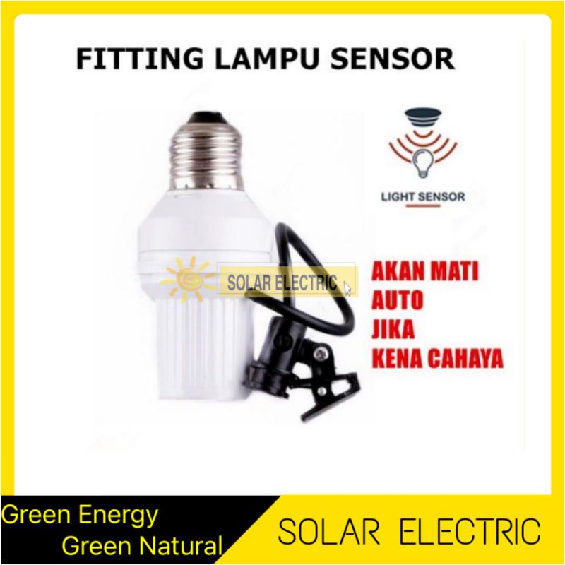 Fitting Lampu Sensor Cahaya Otomatis Untuk Segela Lampu Fiting Sensor E27 Lampu Otomatis Cahaya Siang Dan Malam