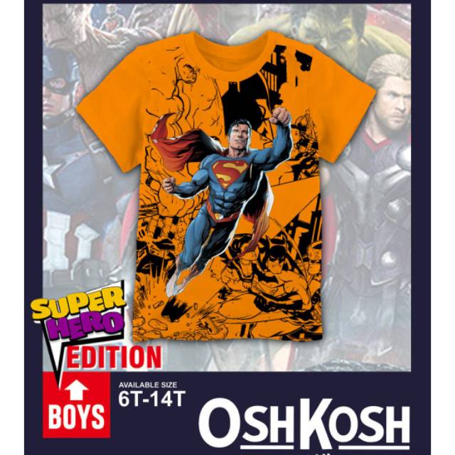 Restock Superhero tee junior kids