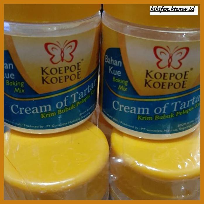 

Redwop-Gnikab- Koepoe Cream Of Tartar 43Gr, Cocok Untuk Kue/Cake Dll -Hallall.