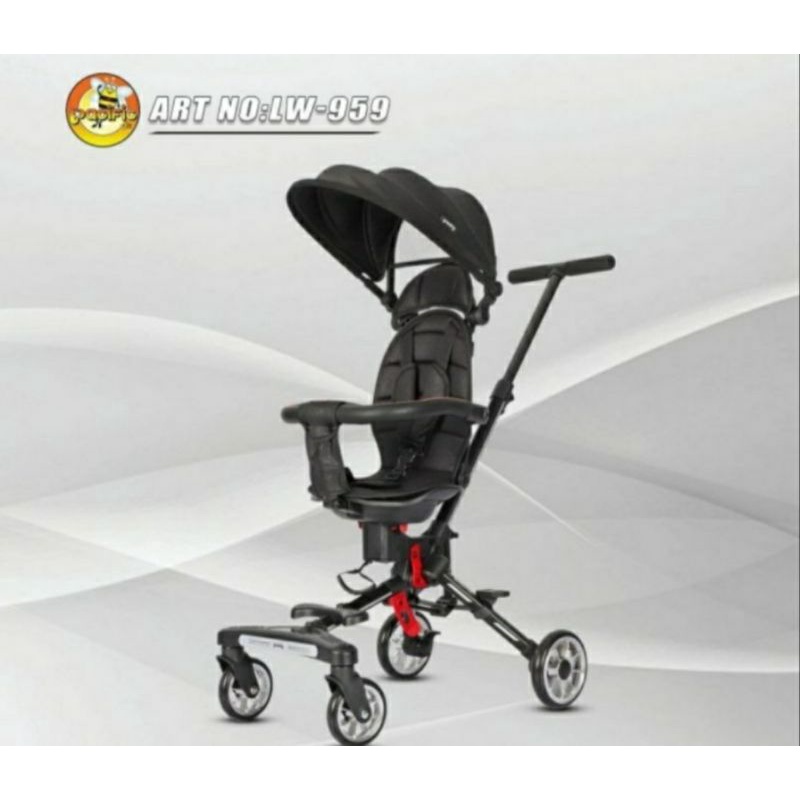 Magic Stroller Pacific Lw 959 Rebah Kanopy Putar Jok