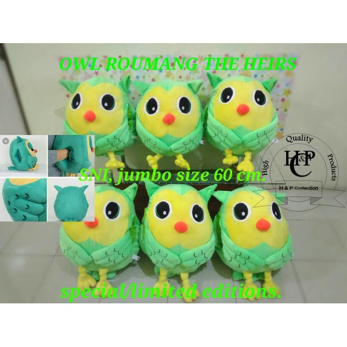 BONEKA OWL ROUMANG JUMBO 60 CM