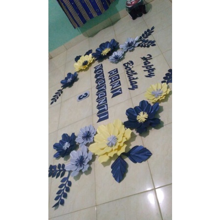 

paper flower Brithday