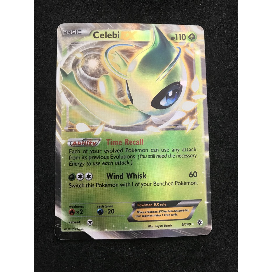 Kartu Pokemon TCG Sun&Moon Celebi EX (harga/kartu)