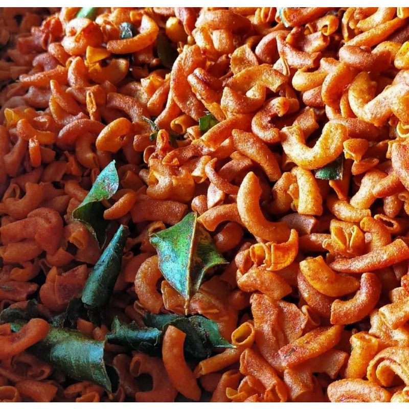 

Macaroni Daun jeruk pedas 500 gr