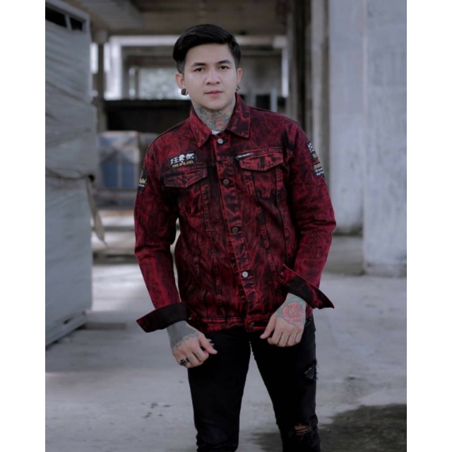 JAKET JEANS UNISEX, JAKET JEANS BORDIR ORIGINAL,JAKET JEANS BRUTAL,JAKET JEANS WASH,ERIGO,BOJIEL