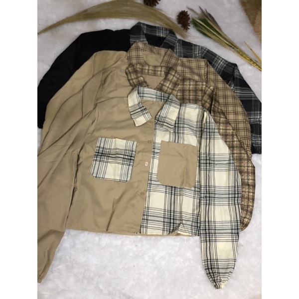 mika crop top blouse